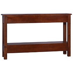 Acheter vidaXL Table console Marron classique 120x30x75cm Bois d'acajou massif