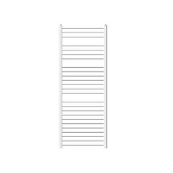 LuxeBath Radiateur de salle de bain Sahara Raccord latéral sèche-serviettes Blanc 60x150cm 