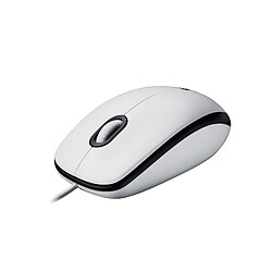 Logitech M100 White Souris filaire