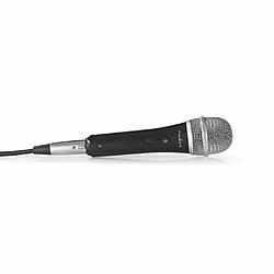 NEDIS Microphone dynamique PRO filaire Cardioïde Karaoké Câble détachable 5.00 m 50 Hz - 15 kHz 600 Ohm -72 dB Bouton marche/arrêt intégré