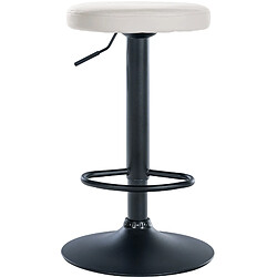 Avis Non Tabouret de bar Ponte simili cuir noir