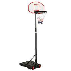 vidaXL Support de basket-ball Blanc 216-250 cm Polyéthylène