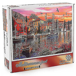 Universal Puzzle de la ville méditerranéenne, 1000 PCS Puzzle de décompression pédagogique pas cher