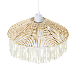 Suspension Alexandra House Living Marron Rotin Fibre naturelle pas cher