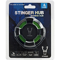 Hub USB Woxter GM26-035 Vert Noir/Vert