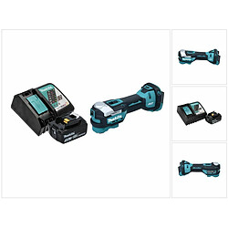 Makita DTM52RT1 Découpeur-ponceur multifonction sans fil 18V Starlock Max Brushless + 1x Batterie 5,0 Ah + Chargeur