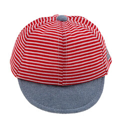 Avis bébé garçon chapeaux rayé coton doux chapeau de baseball chapeau de soleil béret rouge