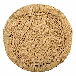 Avis Jeu de tabourets Alexandra House Living Naturel Bambou Corde 38 x 38 x 38 cm 2 Pièces