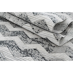 Hadorn Tapis 305x80 gris noir Davos Charme pas cher