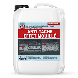 PRO COM Protection anti-tache, hydrofuge, oléofuge EFFET MOUILLÉ, terrasses, sols intérieurs, extérieurs PROCOM-5 litres