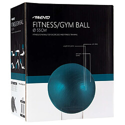 Avis Avento Ballon de fitness/d'exercice Diamètre 55 cm Bleu