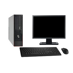 PC Fujitsu E910 DT Ecran 19" Intel i5-2400 RAM 16Go Disque 1To Windows 10 Wifi - Occasion