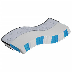 vidaXL Matelas à ressorts ensachés moyen 80x200 cm