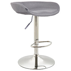 Non Tabouret de bar Anaheim tissu chromé 