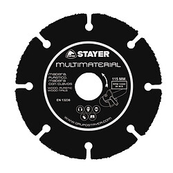 Disque de coupe Stayer Ø125 x 22,2 mm Tous types de matériaux 