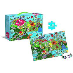 Universal Puzzle animaux, 180 jouets en papier, cadeaux de qualité pour les garçons et les filles, sacs artisanaux frais et jeux d'art amusants