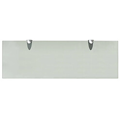 Acheter Maison Chic Lot de 2 Étagères murales,Étagère Rangement flottate Verre 60x20 cm 8 mm -MN90387