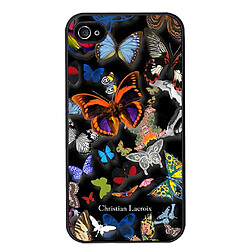 Coque Butterfly Parade de Christian Lacroix couleur Oscuro pour iPhone 4