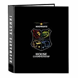 Reliure à anneaux Harry Potter House of champions Noir Gris A4 27 x 33 x 6 cm 