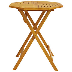 Acheter vidaXL Table pliable de jardin Ø60x75 cm bois d'acacia massif