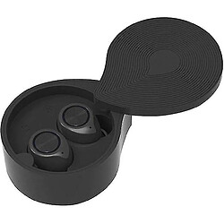 Universal Bouchons d'oreilles sans fil, casque Bluetooth 5.0 avec contrôle tactile, compatible avec