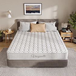 Vesgantti Hybrid Matelas 90x200cm,Confort 7 Zones