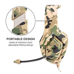 Acheter GUPBOO ONIKUMA K1 casque de jeu Camouflage Dee Bass casque PS4 casque de jeu casque avec micro pour PC téléphone portable nouvelle tablette