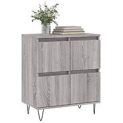 Avis Maison Chic Buffet,Meuble de Rangement,commode pour salon,Cuisine Sonoma gris 60x35x70 cm Bois d'ingénierie -MN79235