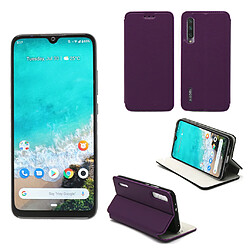 Xeptio Xiaomi Mi A3 (Mia3) Etui coque violet pochette Slim