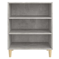 Acheter Maison Chic Buffet,Meuble de Rangement,commode pour salon,Cuisine Gris béton 57x35x70 cm Aggloméré -MN69986