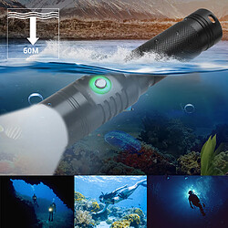 Lampe De Plongée Sous-marine LED Lampe De Poche étanche Pour Plongée Sous-marine pas cher