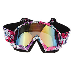 Anti brouillard moto VTT VTT course lunettes A010 miroir coloré