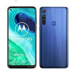 Motorola Moto G8 - 64 Go - Bleu Smartphone 6,4"" HD+ - Snapdragon SD665 octa-core - RAM 4 Go - 4000 mAh - Capteur 16 MP - Android 10