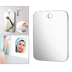 Acheter Miroir De Rasage De Douche Sans Buée Acrylique Hommes Femmes Rectangle De Voyage Anti-buée