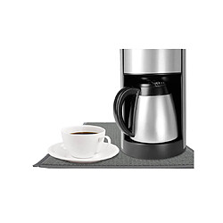 Avis Tapis anti-dérapant pour cafetière - Venteo - Gris/Bleu turquoise - Adulte - Tapis ultra absorbant et lavable en machine - Dimension 26x42cm