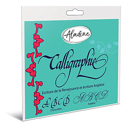 AladinE Cahier de calligraphie anglaise sur cartes 