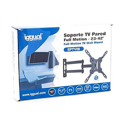 Support de TV iggual SPTV09 IGG314562 23"-42" Noir