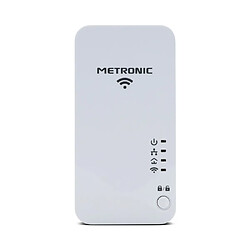 Metronic Prise CPL Wi-Fi 600 Mb/s - blanc