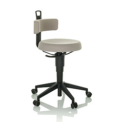 Avis Tabouret de travail / chaise d'équilibre TOP WORK FLEX Tissu gris hjh OFFICE