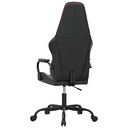 Maison Chic Chaise Gaming | Chaise de jeu Ergonomique | Chaises de Bureau Noir et rouge bordeaux Similicuir -GKD11242 pas cher