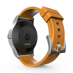 Wewoo Montre connectée 1,28 pouces écran tactile de couleur bracelet en cuir Bluetooth intelligente, imperméable, contrôle de la voix de soutien / moniteur de fréquence cardiaque / de sommeil / caméra Bluetooth, compatible avec Android et iOS System