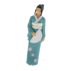 2pcs 1:64 Échelle Modèle de Femmes Japonaise Miniature Aciton Chiffres Décoration de Bureau à Domicile