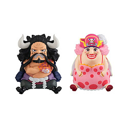 Megahouse One Piece - Statuette Look Up Kaido the Beast & Big Mom 11 cm (with Gourd & Semla)