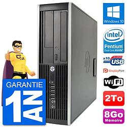 PC HP Compaq 6200 Pro SFF Intel G630 RAM 8Go Disque Dur 2To Windows 10 Wifi · Occasion 