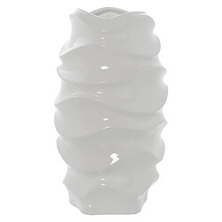 Vase Alexandra House Living Blanc Céramique Brillant 19 x 20 x 38 cm