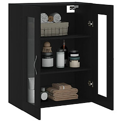 Acheter vidaXL Armoire murale noir 69,5x34x90 cm bois d'ingénierie