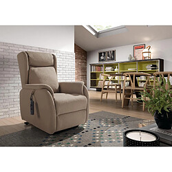 BOIS & CHIFFONS Fauteuil relax électrique Ronda Beige