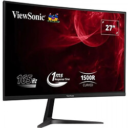 Ecran Ordinateur - Moniteur PC Gamer Incurvé - VIEWSONIC VX2718 - PC - MHD - 27 FHD - Dalle VA - 1 ms - 165Hz - HDMI / DisplayPort -