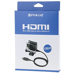 Acheter Wewoo Pour GoPro HERO4 / 3 + / 3, Longueur: 1.5m Vidéo 19 Broches HDMI à Micro 5 HDMI Câble