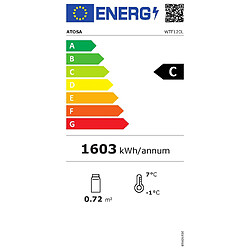 Acheter Vitrine Réfrigérée à Poser 120 Litres - Atosa